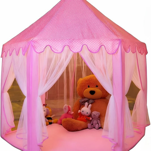 Princess Castle Play Tent for Girls Kids Indoor Outdoor Playhouse Large Toy with the Listed Color, Size or Set Options for Everyday Use