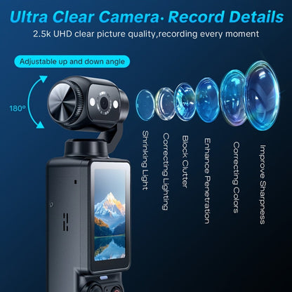 W&O 4K- and 66MP-Labeled Action Camera with 180-Degree Rotating Lens, 32GB Card and Black or White Body