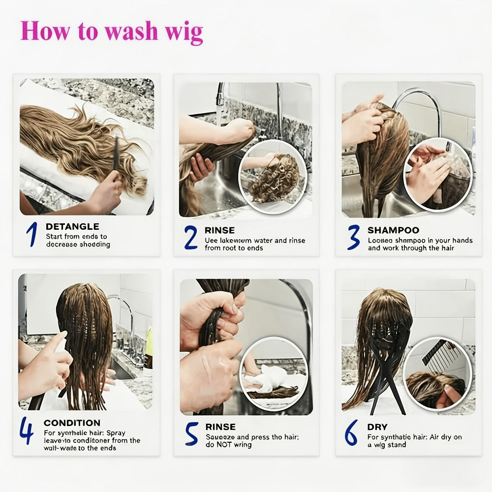 Synthetic Wig 4-Inch Wavy Bob with Bangs in Six Coded Natural and Fashion Colors for Costume Styling