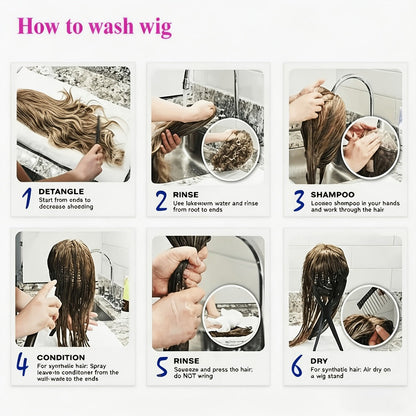 Synthetic Wig 4-Inch Wavy Bob with Bangs in Six Coded Natural and Fashion Colors for Costume Styling