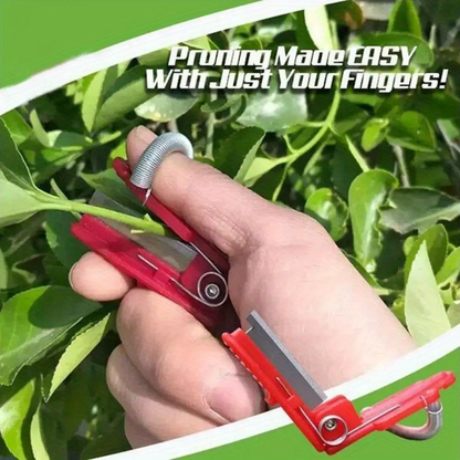 Thumb Knife Garden Harvesting Set 6-Pack - Safety Finger Guard Cutter for Picking Fruits, Vegetables & Herbs in Orchard, Garden & Farm - Multi-Function Thumb Ring Blade Tool