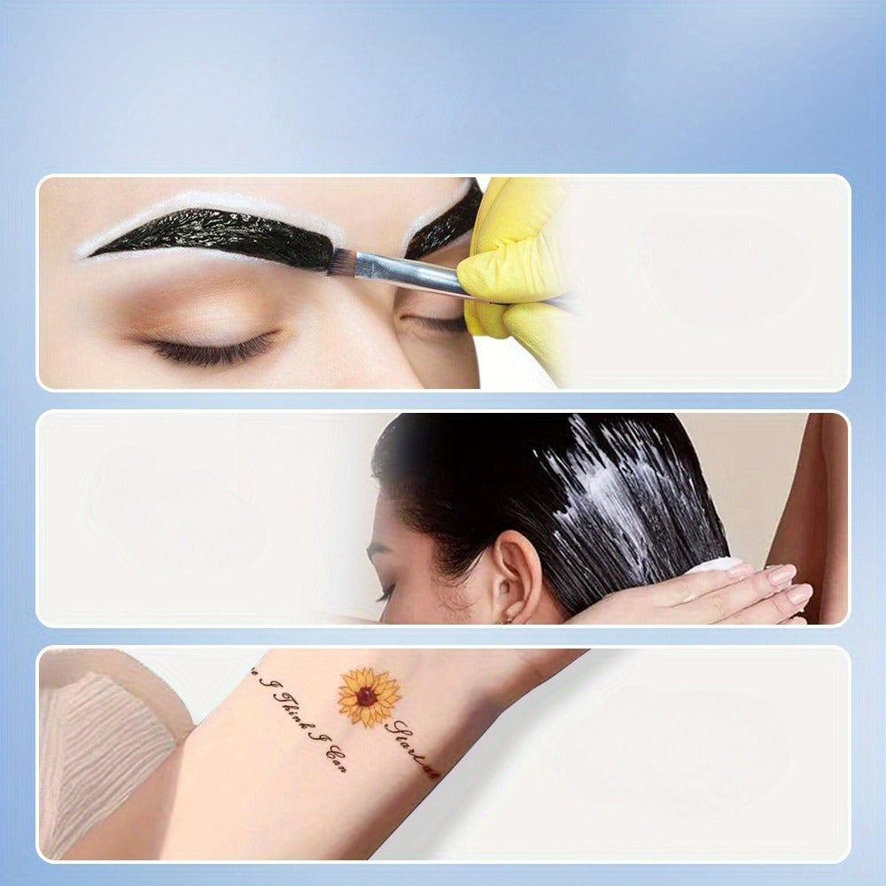 Two-in-One Brow Styling and Color Kit with Applicator, Disposable Clips and Two Shade Options