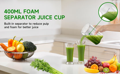 500W Centrifugal Juicer Extractor with 3-Inch Feed Chute, Two Speeds, Pulp Bin and Juice Jug