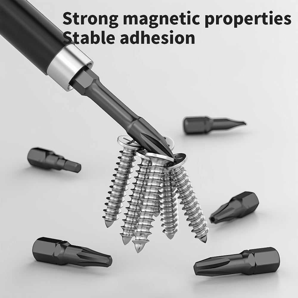 45-Piece Screwdriver Bit Set with Torx, Phillips, Slotted and Square Bits in a Storage Case
