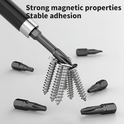 45-Piece Screwdriver Bit Set with Torx, Phillips, Slotted and Square Bits in a Storage Case