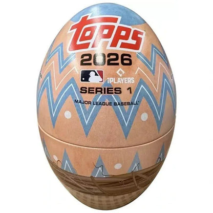 Sports Trading Cards, 2026 Topps Series 1 Baseball Holiday Egg Tin with 59-Card Package Configuration