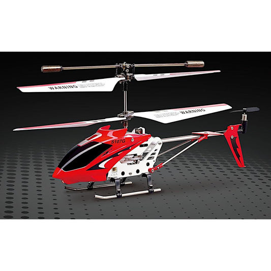 Syma S107G RC Mini Helicopter 3.5 Channel Infrared Gyro Stable Hover Indoor Remote Control Helicopter – USB Rechargeable, Beginner Friendly, Red Blue, Kids Teens Adults Gift