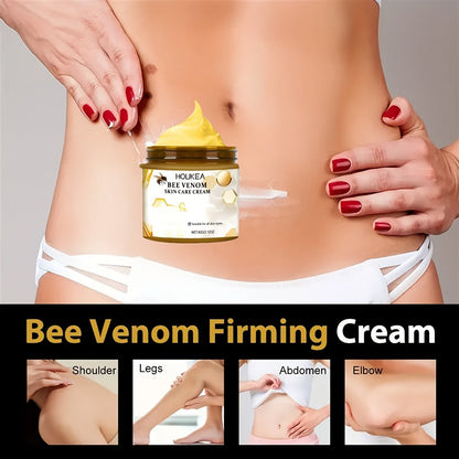 Body Cream HOUKEA Three 60g Jars with Bee Venom, Retinol, Allantoin and Salicylic Acid for External Use
