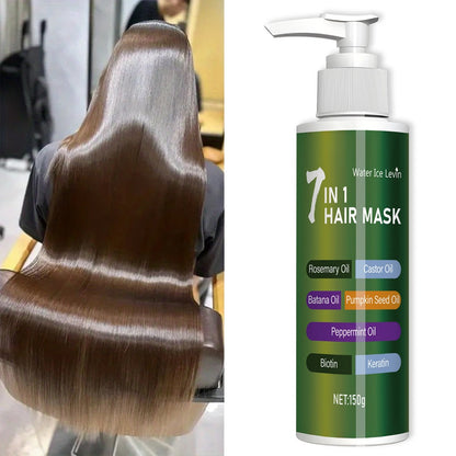 150g 7-in-1 Hair Mask in Green Pump Bottle, Offered in Single-Bottle or Two-Bottle Quantity Options
