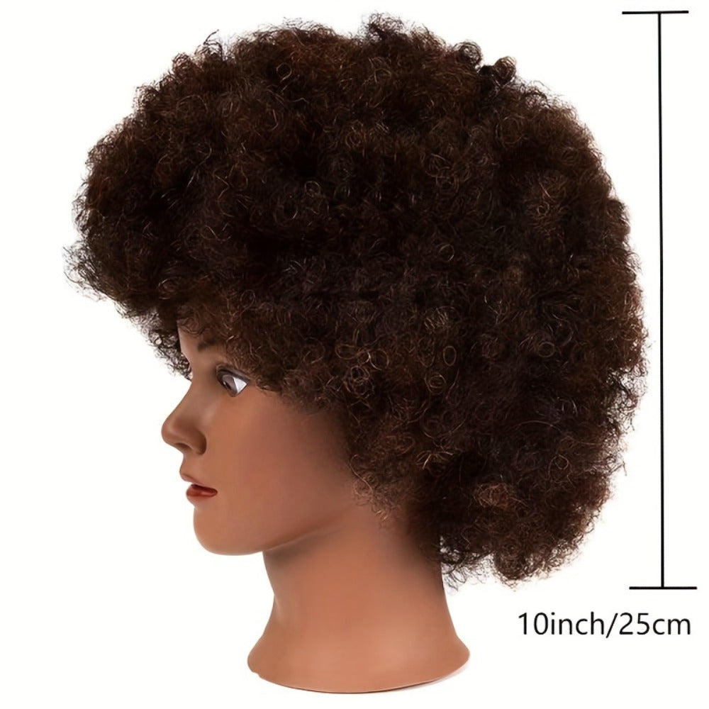 Mannequin Styling Head Options with Clamp and Accessory Sets for Braiding, Cutting and Cosmetology Practice