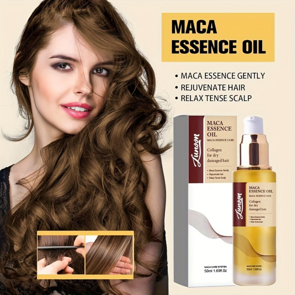 Argan Oil Hair Mask Deep Conditioning Treatment with Collagen | Cold Press Moroccan Oil for Dry Frizzy Curly Fine Hair | Long-Lasting Moisture Repair 1.69oz