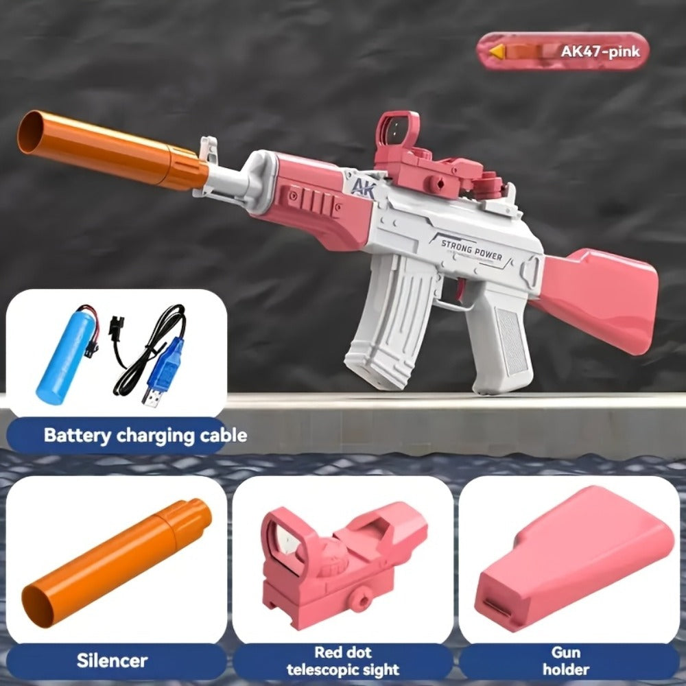 High- Electric Water Gun Ultra Long Range Powerful Motorized Squirt Blaster with the Listed Color, Size or Set Options for Everyday Use