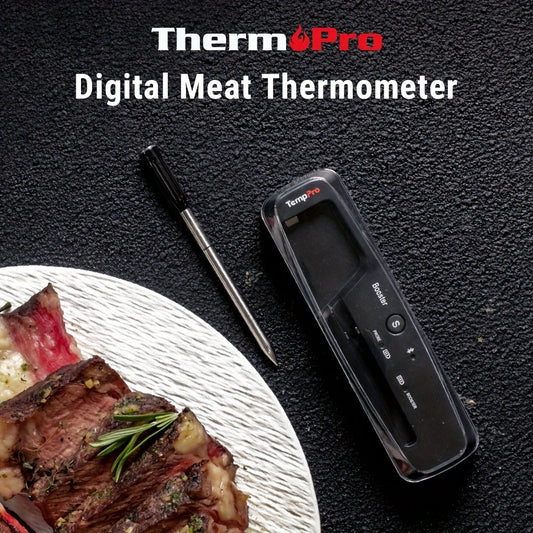Wireless Meat Thermometer 500Ft Bluetooth – Dual Sensor Digital Food Thermometer for Oven, Grill, BBQ, Smoker & Air Fryer with App & Temperature Alarm
