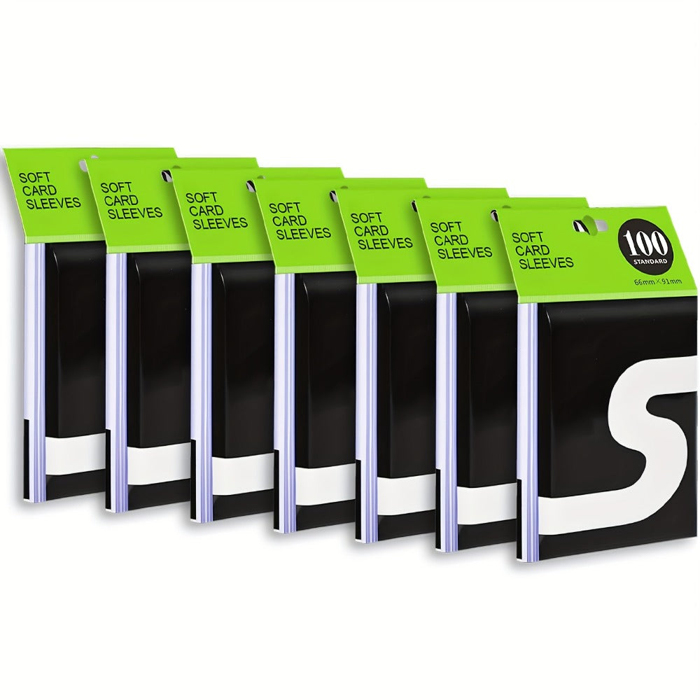 Clear Soft Trading Card Sleeves in 700, 1500, 2200, 3800 or 5400-Count Bulk Packs for Adult Collectors