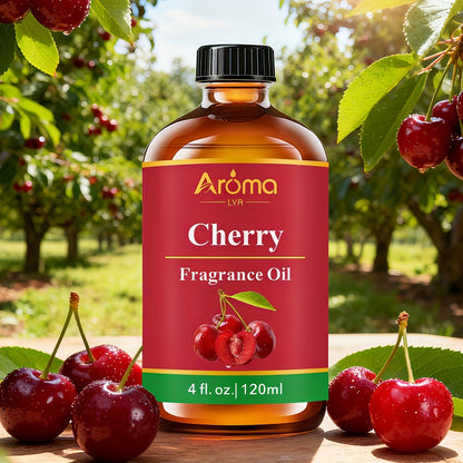 120ml Fruit Fragrance Oil for Diffuser, Candle and Soap Projects in Seven Strawberry-to-Cherry Scent Labels
