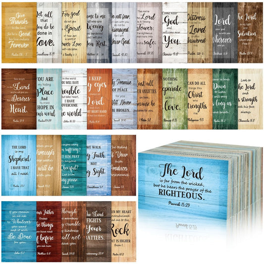 Bible Verse Cards 240 Pcs Bulk – Full Scripture Mini Prayer & Inspirational Quote Cards for Women Men Students, Christian Religious Gift for Easter Christmas Baptism Graduation Sunday School Daily Devotional
