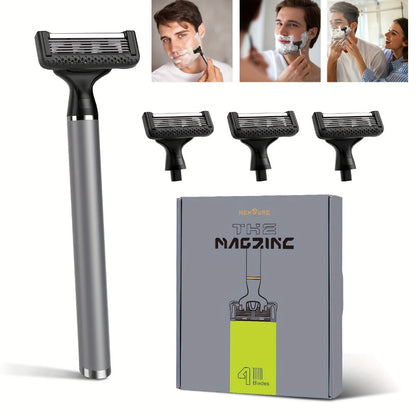 Dragon-Engraved Four-Tool Grooming Kit with Hair Clipper, Detail Trimmer, Nose Trimmer and Rotary Shaver