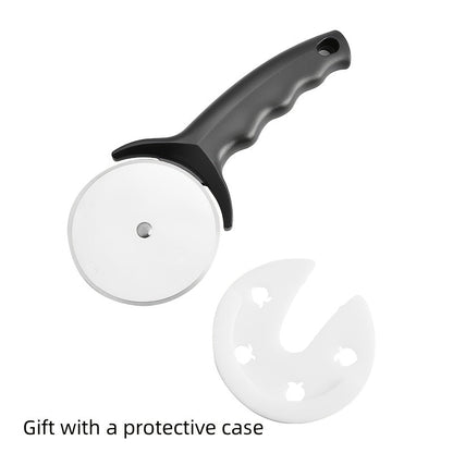 Pizza Wheel Cutter Stainless Steel with Wooden Handle Sharp Pizza Slicer Easy Grip Durable Roller for Pizza Biscuits Noodles Pastry Kitchen Gadget 1pc 2pcs