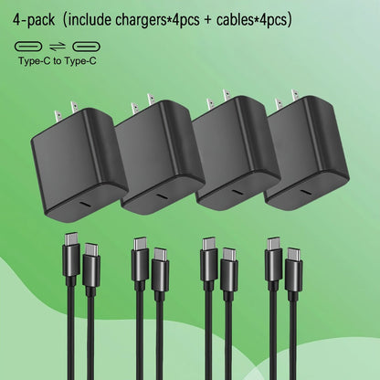 USB-C Fast Charger with 4FT Type-C Cable, Super Fast Charging Compatible with iPhone 15, Samsung Galaxy, iPad, Android Phones, MacBook, Tablets and All USB-C Devices