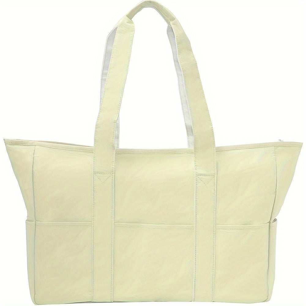 Beach Tote Bag for Women – Sandproof Swim Pool Bag with Dry Wet Separated Pocket Lightweight Travel Utility Bag