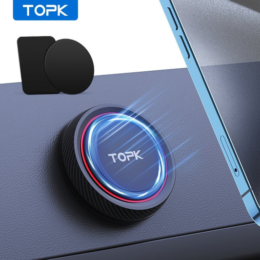 Magnetic Car Phone Mount 2-Pack – 360° Strong Magnet Dashboard Holder, Temperature-Resistant Adhesion, Compatible with iPhone, Samsung, Xiaomi, Huawei & All Smartphones