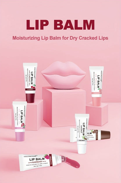 30-Piece Lip Gloss Gift Box Set — 6 Glossy Shades Moisturizing Waterproof Anti-Transfer Liquid Lipstick, High-Shine Long-Lasting Lip Color for Women, Pink Gift Box