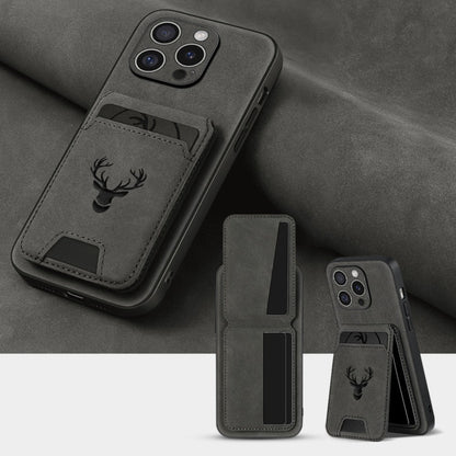 Folio Wallet Phone Case with Card Holder and Kickstand for Selected iPhone 11 through 16 Models