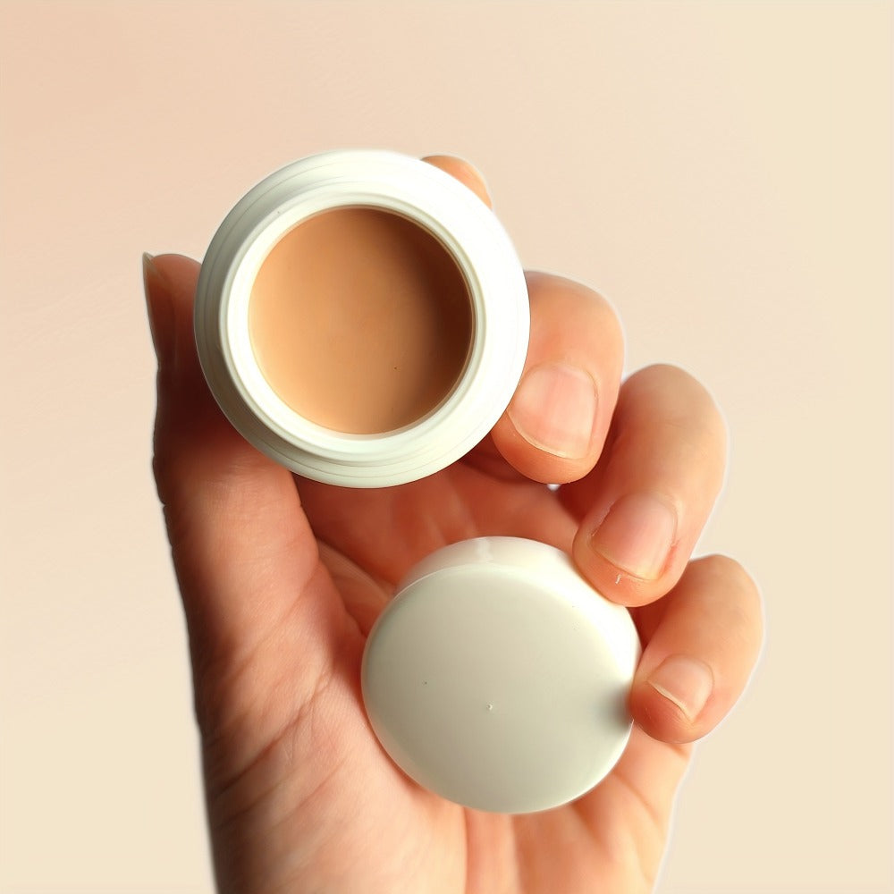 Three-Piece Cream Concealer Pot Set with Style 1, Style 2 and Style 3 Shades for Face Makeup Blending