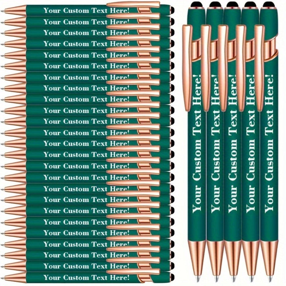 30-Pack Ballpoint Stylus Pens with Touchscreen Tips, Comfortable Grips and Seven Color Options