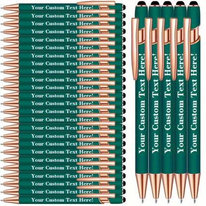 30-Pack Ballpoint Stylus Pens with Touchscreen Tips, Comfortable Grips and Seven Color Options