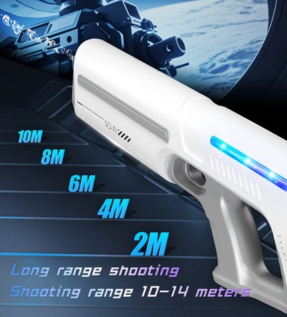 Electric Pulse-Light Water Blaster with Auto-Suction Refill, 16.54-Inch Body and Three Color Options