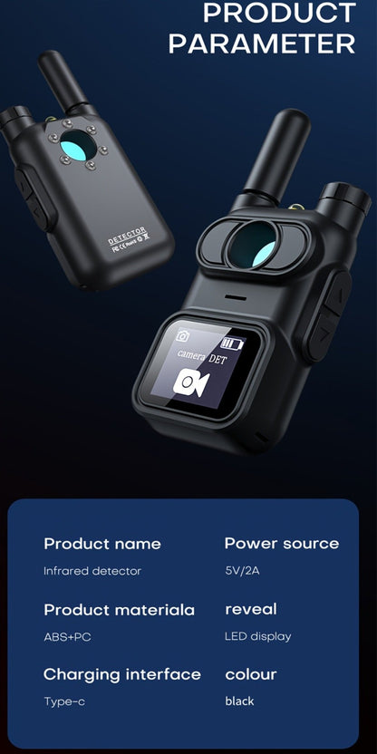Hidden Camera Detector with OLED Screen, Multi-Function Bug Detector RF Signal Scanner for an Everyday Personal Care Routine