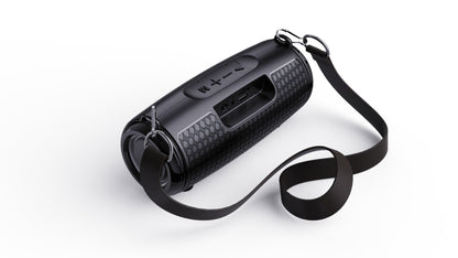 Portable Bluetooth Speaker BCUOZ with 3D Stereo Configuration, TWS, Hands-Free Calls, FM, AUX, USB and TF