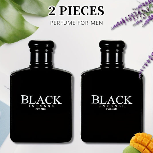Men's Cologne Eau de Toilette Spray 3.4oz 2 Pack Gift Set Long Lasting Sage Absinthe Lemon Aromatic Citrus Woody Fragrance Daily Wear Date Night Valentine Anniversary