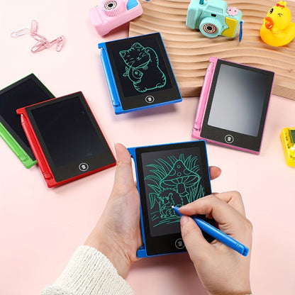 32-Piece 4.5-Inch Mini LCD Drawing Tablet Set with Styluses and Multicolor Frames for Group Activities