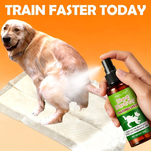 Puppy Potty Training Spray - Pheromone-Inspired Indoor Spot Guidance for Dogs & Cats, Helps Puppies & Kittens Recognize the Right Bathroom Spot Faster, Clean & Non-Messy