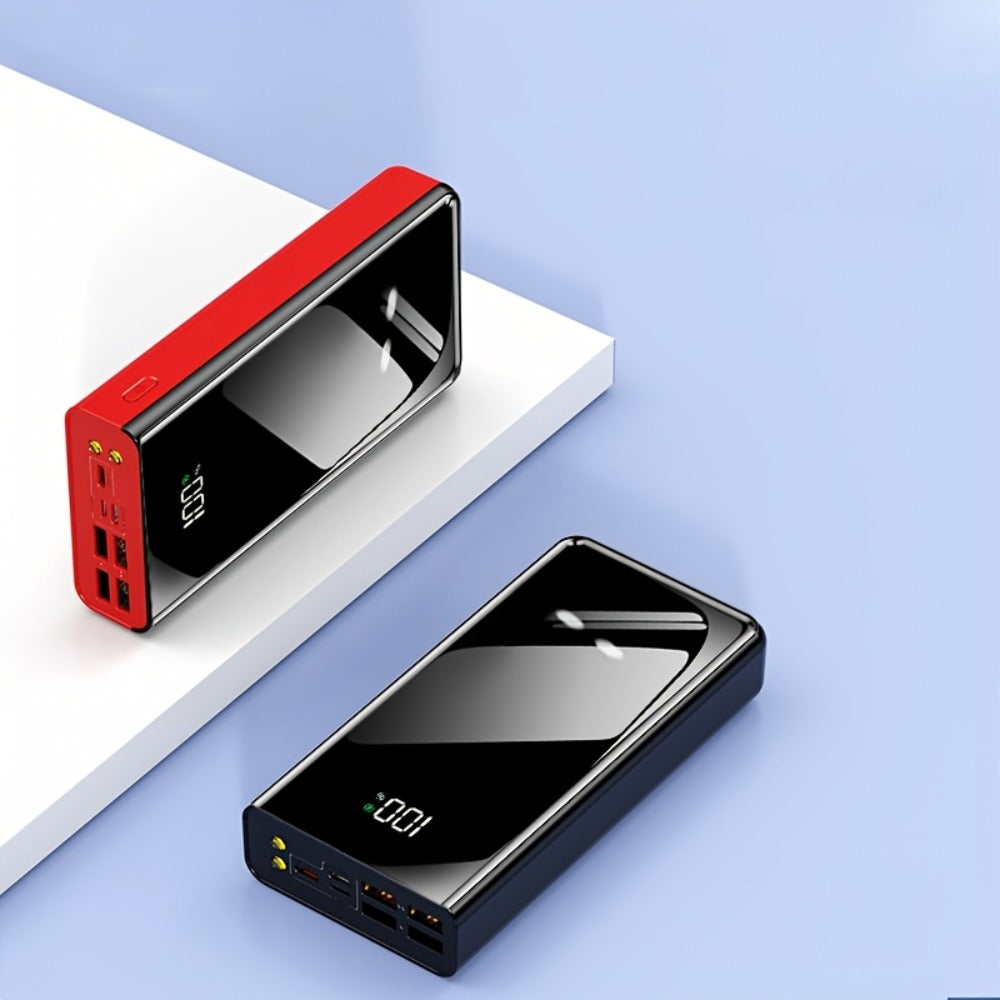 High Capacity 50000mAh Power Bank Multi-Port Fast Charging – Dual USB & Type-C Output, LED Flashlight, Power Indicator, Portable Backup Battery Pack for iPhone Android Outdoor Camping Travel Emergency