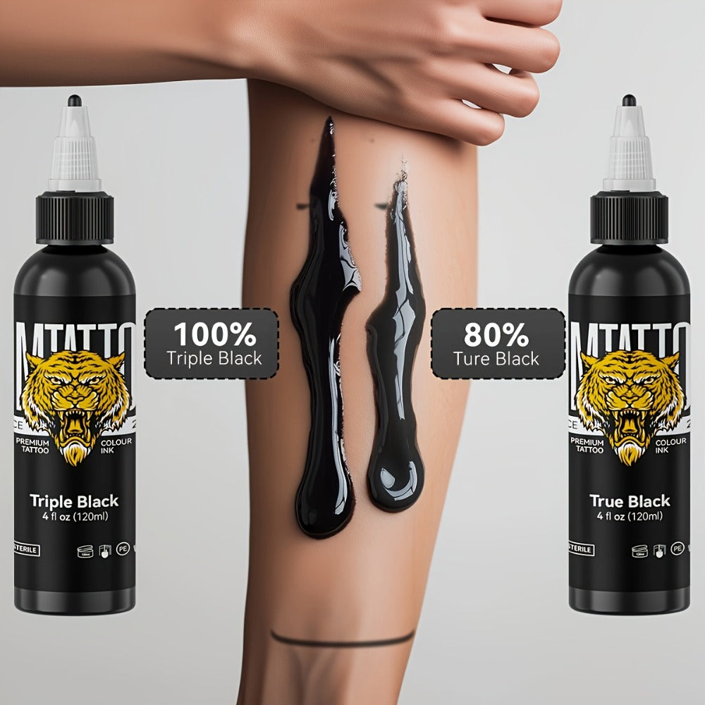 Tattoo Ink DMTATTOO Advanced 4.06oz 120ml Single-Bottle Options in Seven Solid Colors with Item-Specific Color, Capacity and Bottle Choices