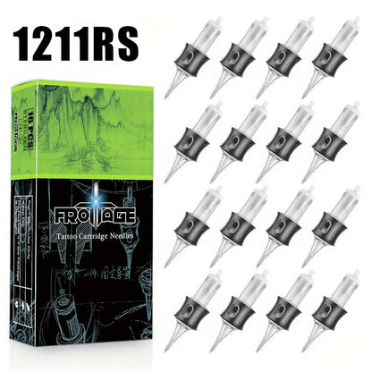 Tattoo Needle Cartridge Set 26 Sizes Integrated High Transparency Tips Round Liner Shader Curved Magnum M1 RL RS CM Disposable for Professional Artists & Beginners