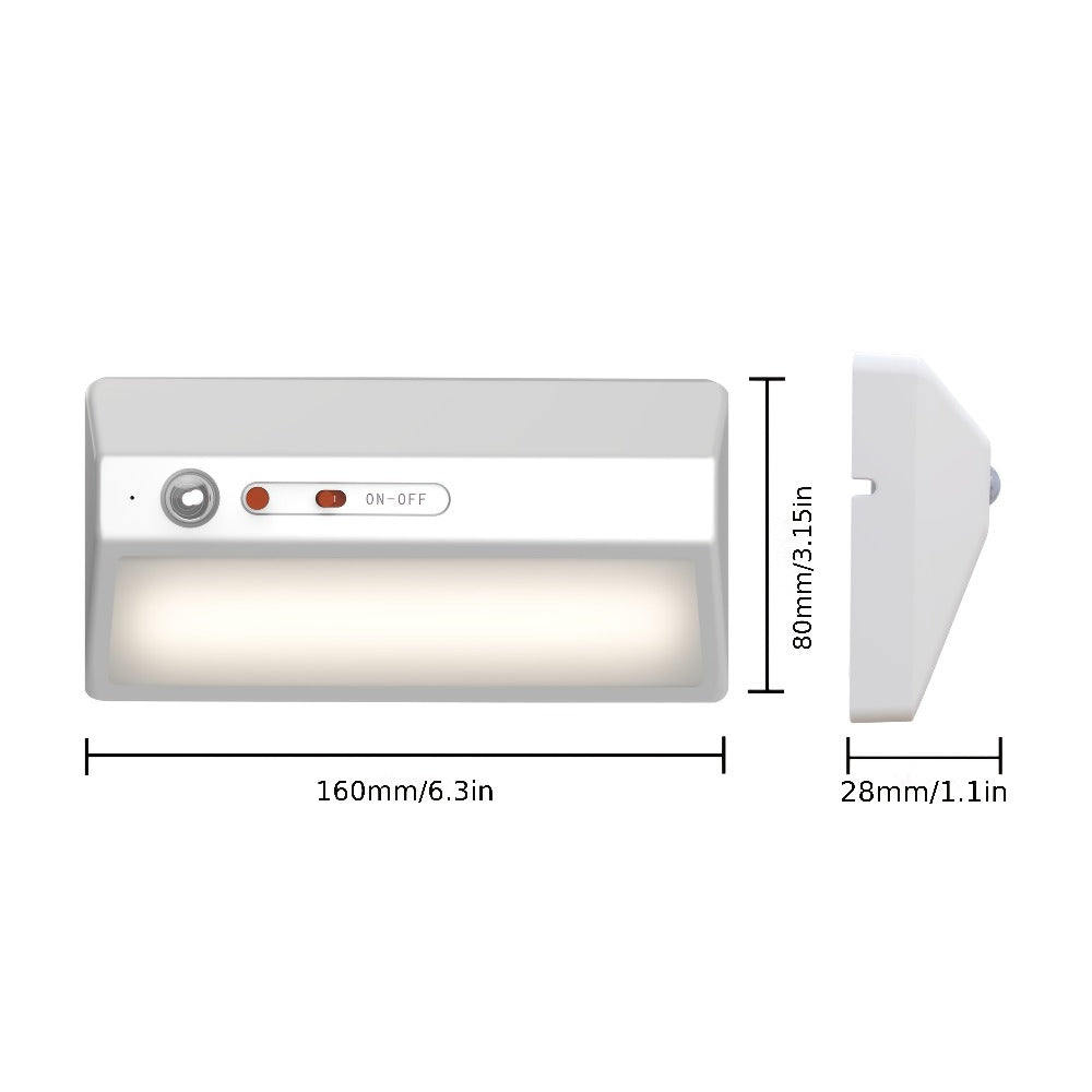 Smart Motion Sensor Night Light Plug-In – Auto On/Off LED Light for Entryway, Corridor, Hallway & Staircase with USB Charging, No Drilling Required