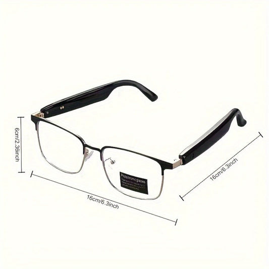 Smart Glasses Photochromic Audio Eyewear with Open-Ear Speaker, Microphone and Metal or Plastic Frames