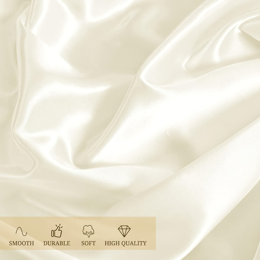Satin Tablecloth 12pcs 57"x102" Rectangular Silky Smooth Fabric Table Cover for Wedding Banquet Birthday Party Holiday Event