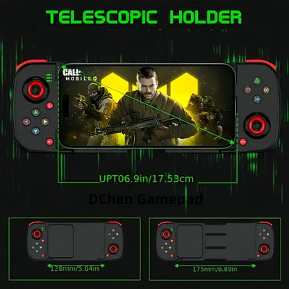 Bluetooth Wireless Gamepad Controller for iPhone Android PC Tablet Steam Deck – Rechargeable, Ergonomic Design, Multiple Colors, Compatible with PUBG COD Mobile Genshin Impact