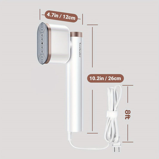 Handheld Garment Steamer 1200W – Portable Clothes Steamer with 15-Second Heat-Up, Dual Steam Settings, Lightweight Travel & Home Steam Iron for Suits, Dress Shirts & Formal Wear