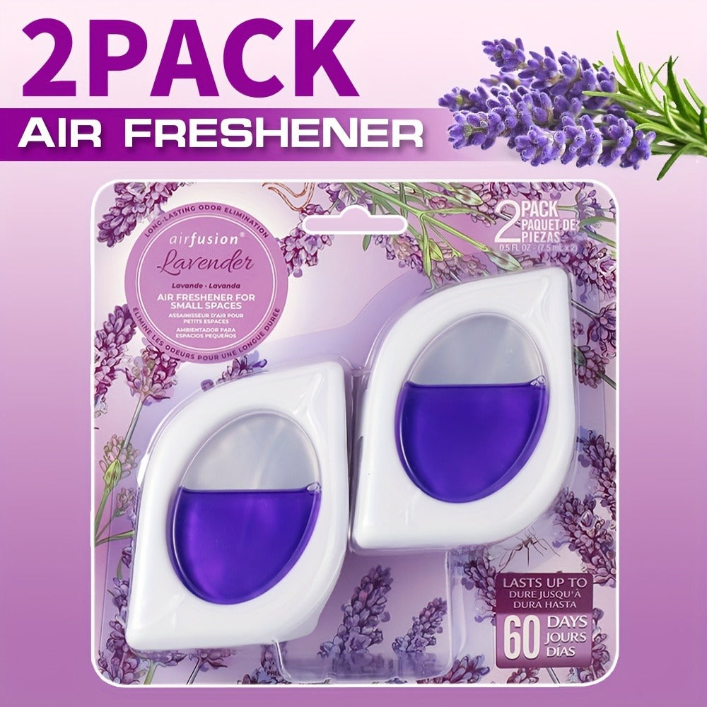 Compact Air Freshener Cups in Six Scents, Available in 2, 6 or 12 Packs for Closets, Bathrooms and Small Spaces