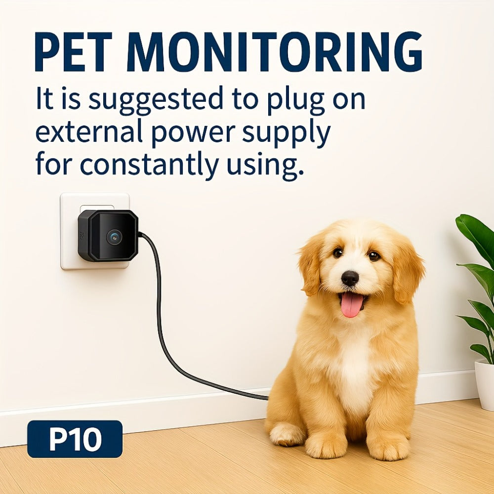 Indoor Security Camera with Built-In AP Hotspot, Color Night Vision, Two-Way Audio and Four Model Options