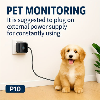 Indoor Security Camera with Built-In AP Hotspot, Color Night Vision, Two-Way Audio and Four Model Options