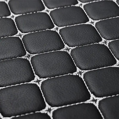 Car Seat Cover Rear Bench Protector with Source-Listed Water-Resistant Surface in Black or Red