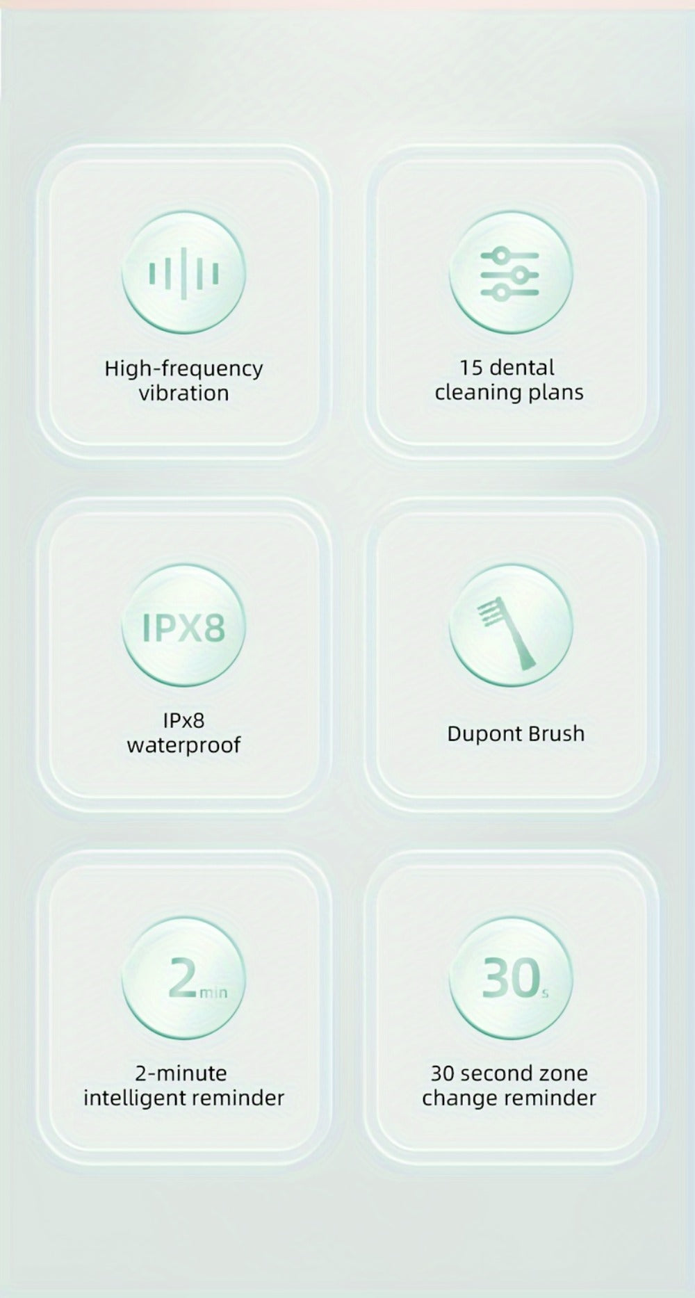 Sonic Electric Toothbrush IPX8 Waterproof USB Rechargeable with 10 Replacement Heads, Intelligent Timer, Travel Case & Charging Base – 5 Colors for Men & Women