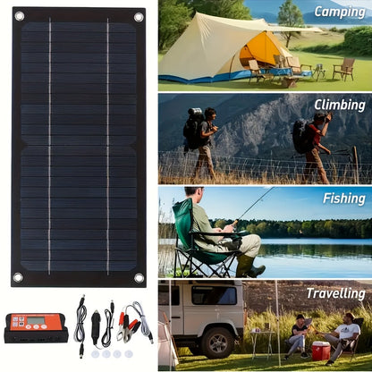 RV Solar Panel Kit 18V | 100A Controller Expandable All-Season Camping